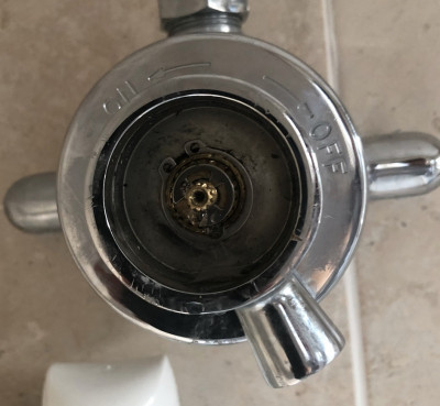 Shower mixer stuck