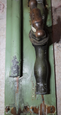 Lead pipes into bedroom